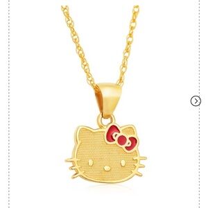 Hello kitty necklace gold